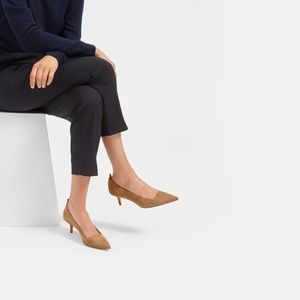 Everlane ✨ The Editor Heel brown